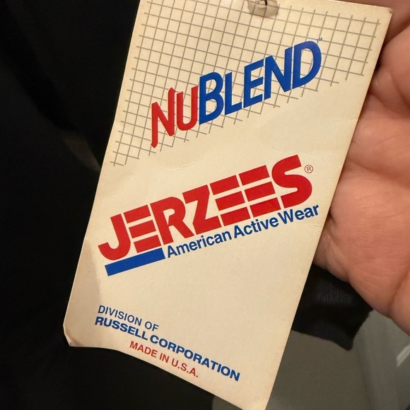 Rare Vintage Jerzees Black and Gold Vandals Crewneck Sweater Size M - Picture 4 of 4